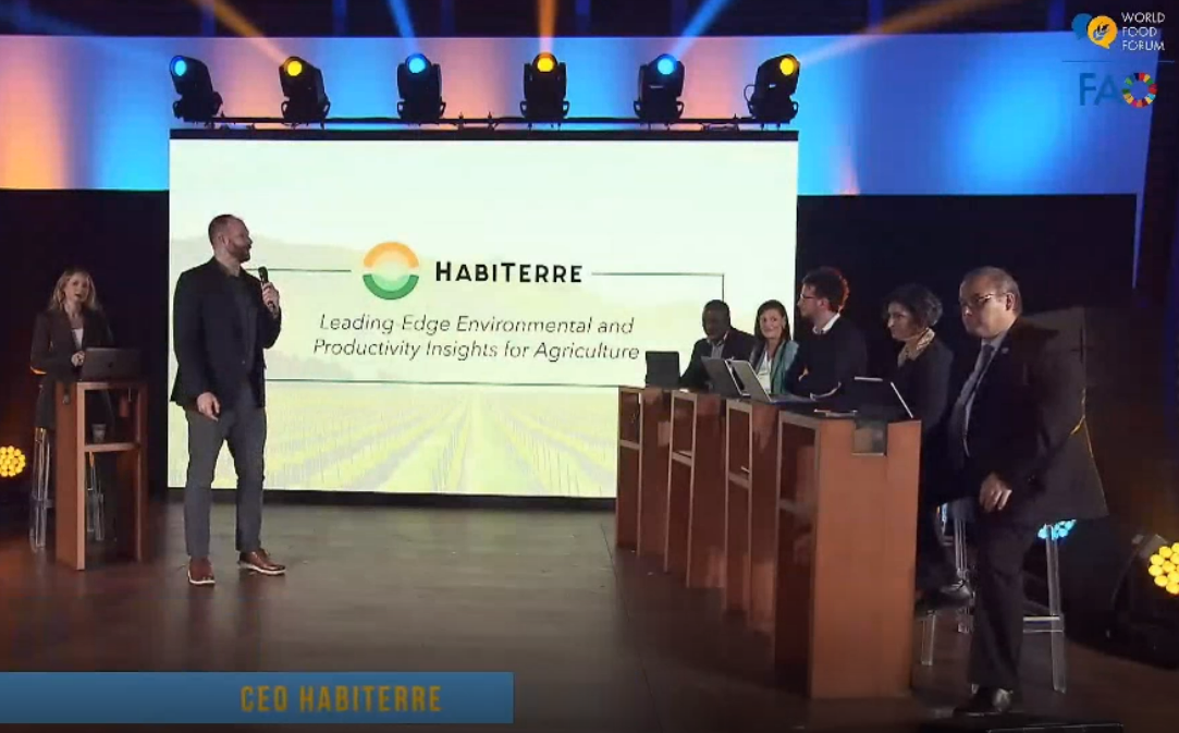 HabiTerre CEO presenting in front of judges panel