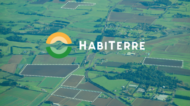 HabiTerre logo with cropland field image